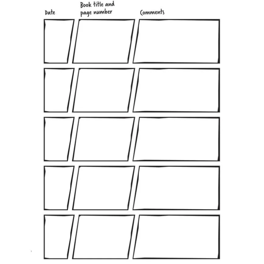 A5 Children's Reading Record Books 25pk