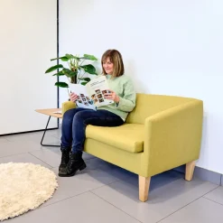 Adult Fluted Sofa and Chair Set