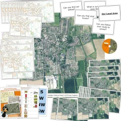 Aerial Photography School Map Classroom Pack