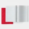 A4+ Exercise Book 8mm Ruled Margin Red 40pg 50pk