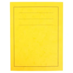 A4 Exercise Book 8mm Ruled Margin Yellow 40pg 50pk