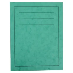 A4 Exercise Book 1/2 Ruled/Plain 64pg Green 50pk