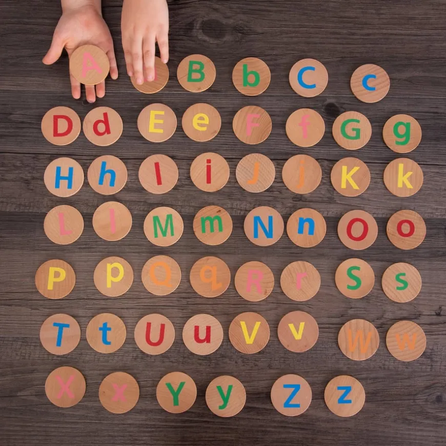 Alphabet Wooden Matching Pairs
