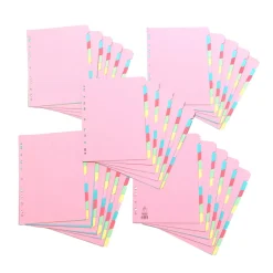 A4 Manilla File Dividers 10 Part