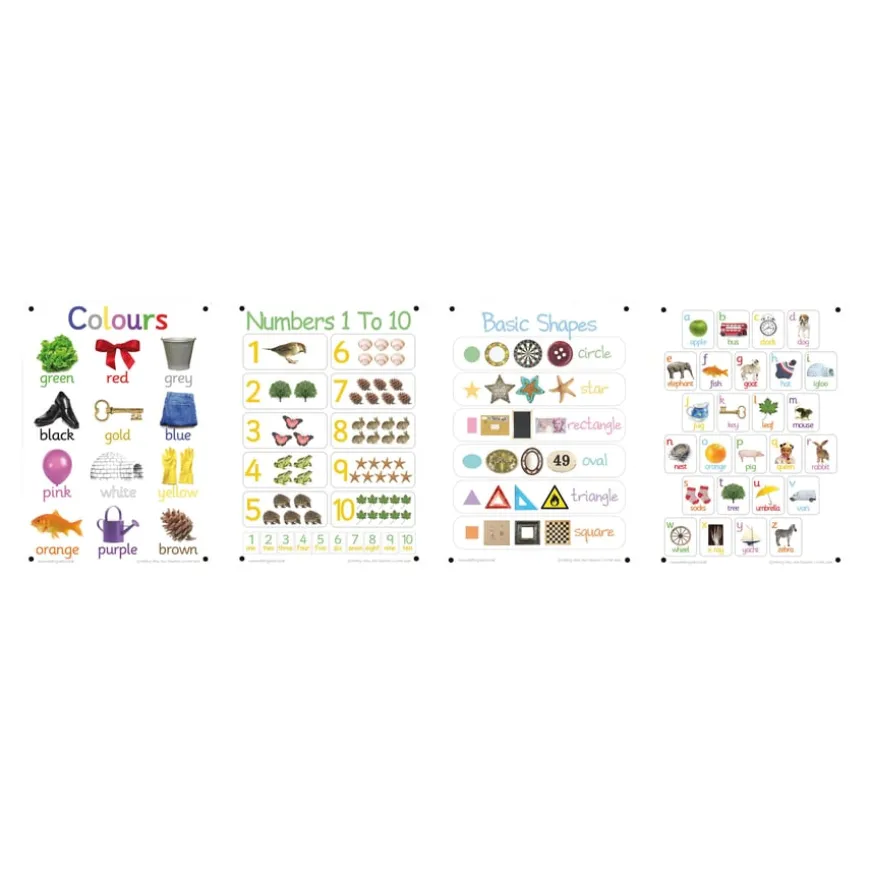 A3 Outdoor Learning Board Collection 4pk