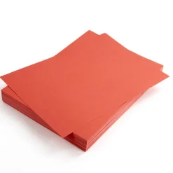 A4 Red Card 280 micron 100pk