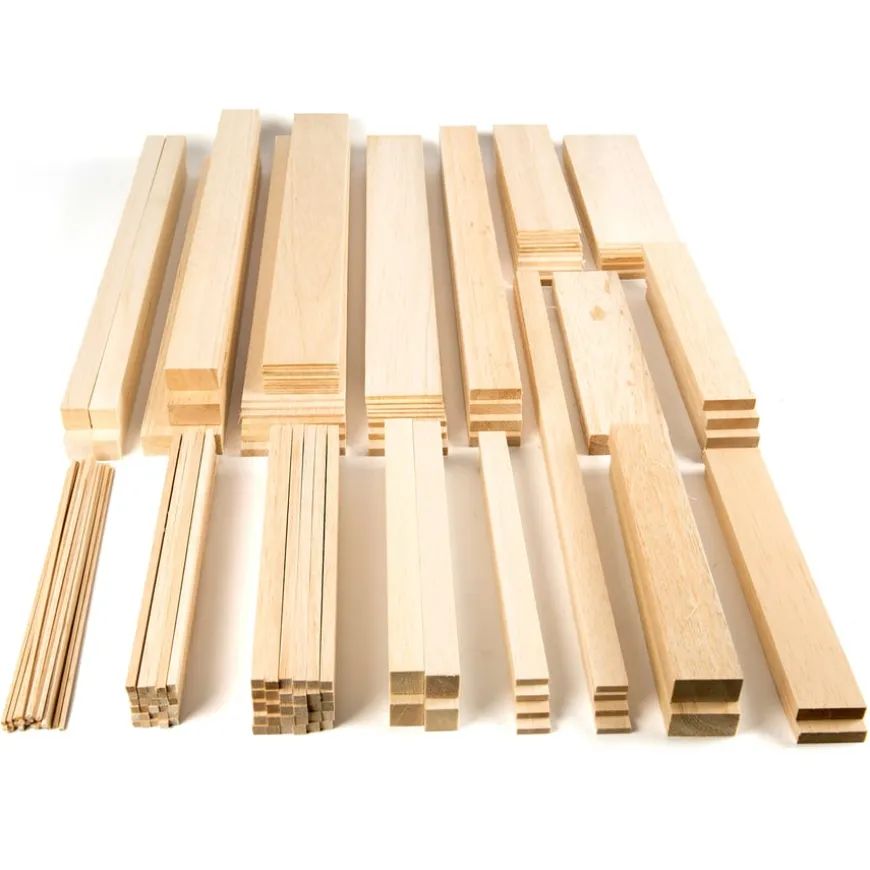 Assorted Balsa Wood 170pk