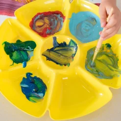 Assorted Colours Flower Sorting and Paint Trays 6pk
