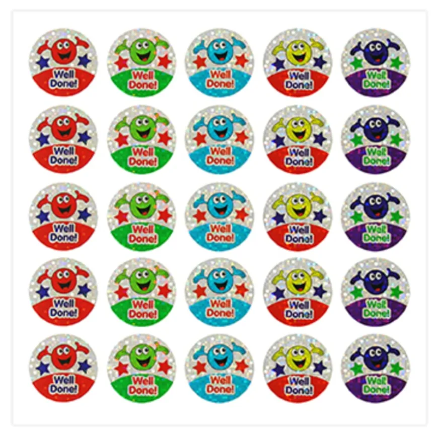 Assorted Sparkly Praise Stickers 567pk