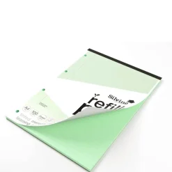 A4 Tinted Refill Pads 8mm Ruled Margin Assorted 100pg 5pk
