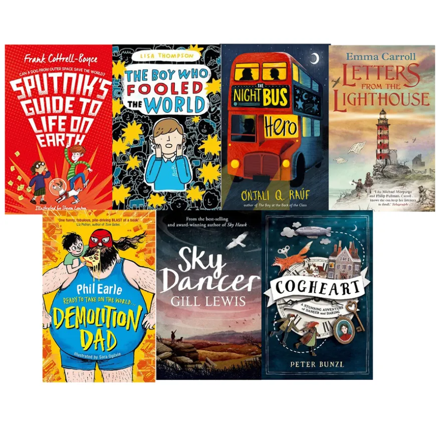 Author Reading Books 7pk