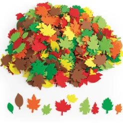 Autumn Leaves Foam Shapes 500pk