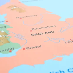 A3 Wipeable Map of the UK Double sided 10pk