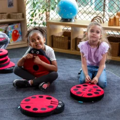 Back To Nature Ladybird Counting Cushions Pack of 12
