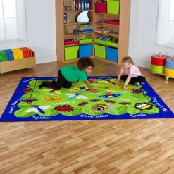 Back to Nature Minibeasts Indoor Rug