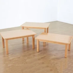 Beech Veneer Rectangular Classroom Tables