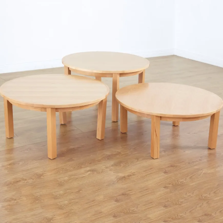Beech Veneer Round Classroom Table