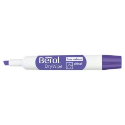 Berol® Drywipe Markers Chisel Tip Assorted Colours 48pk