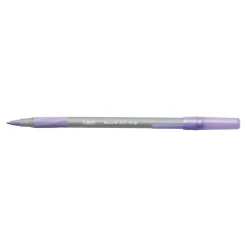 Bic Purple Round Stic Grip Ballpoint Pens 40pk