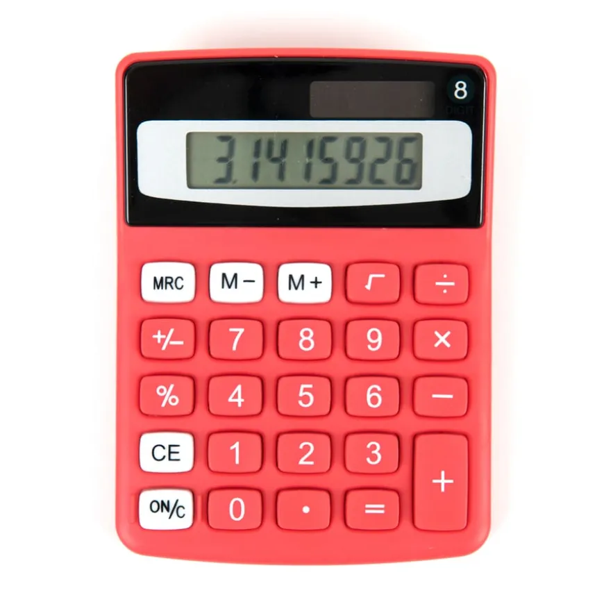 Big Button Coloured Calculators