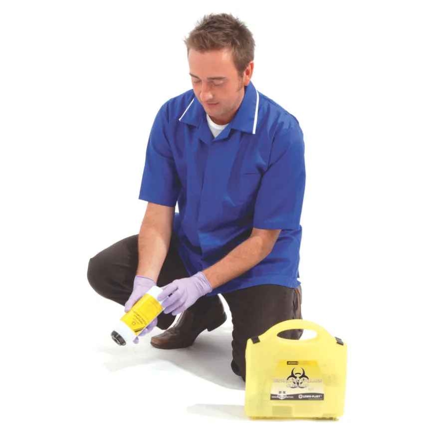 Biohazard Spillage Clean-Up Kits 5pk