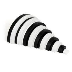 Black & White Wooden Nesting Arches 10pk