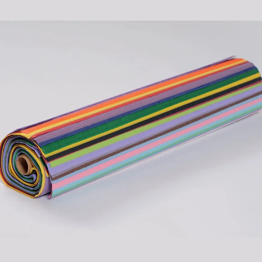 Bleed Resistant Tissue Paper Roll Assorted 760 x 500mm 200pk