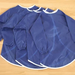 Blue Splashproof Children's Nylon Smock Aprons