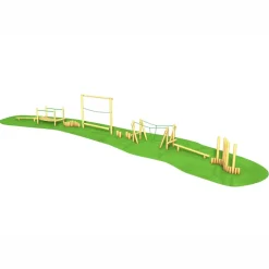 Bridge Challenge Playground Trim Trail