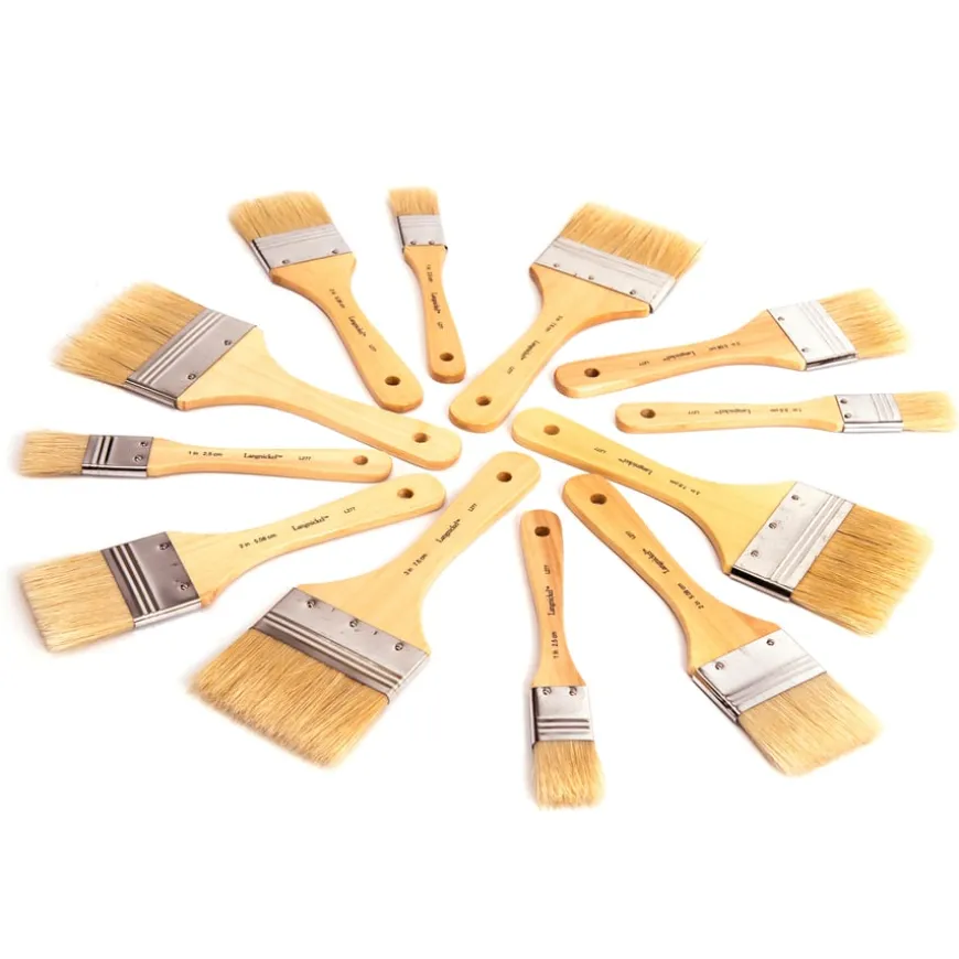 Bristle Hair Large Area Paint Brushes 12pk