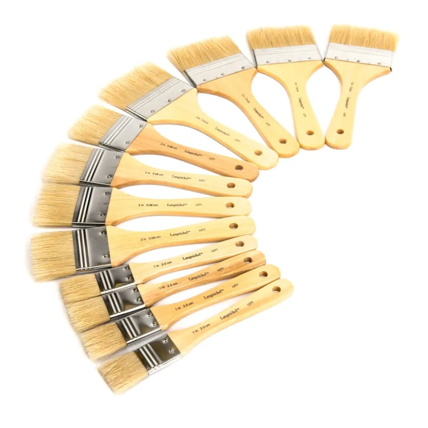 Bristle Hair Large Area Paint Brushes 12pk