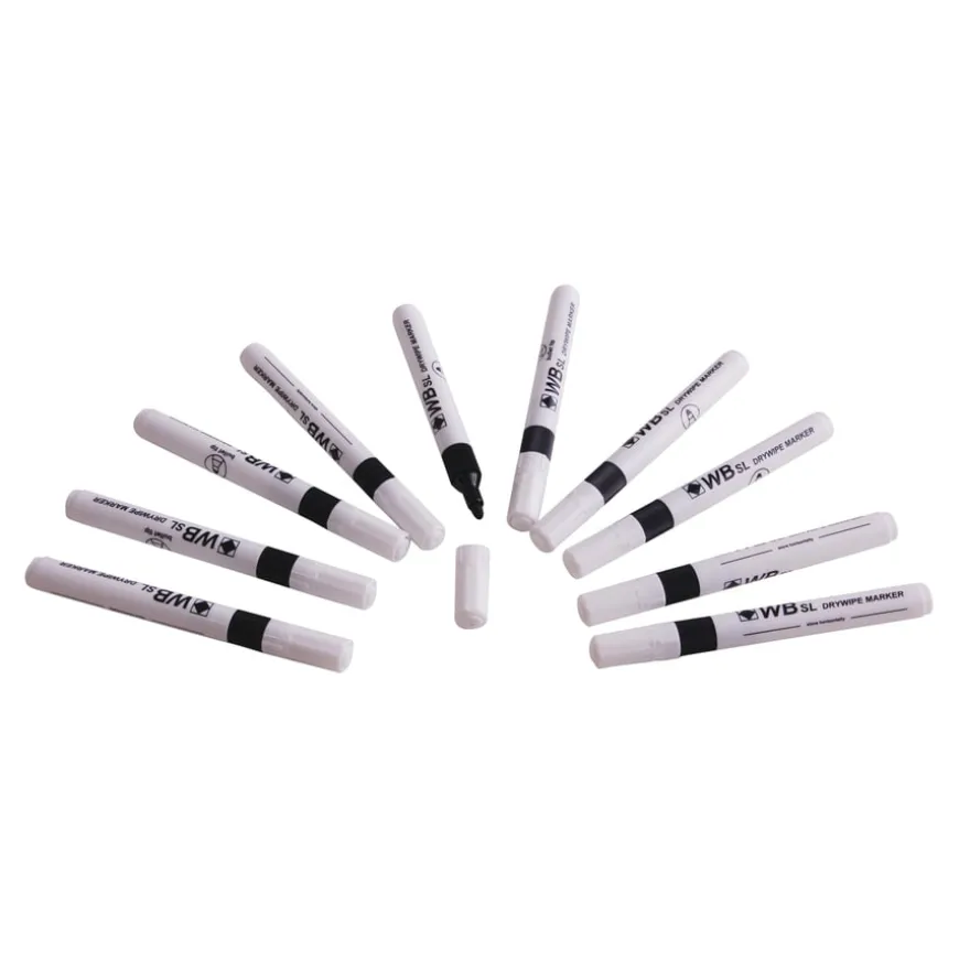 Budget Essentials Drywipe Pens Medium Tip