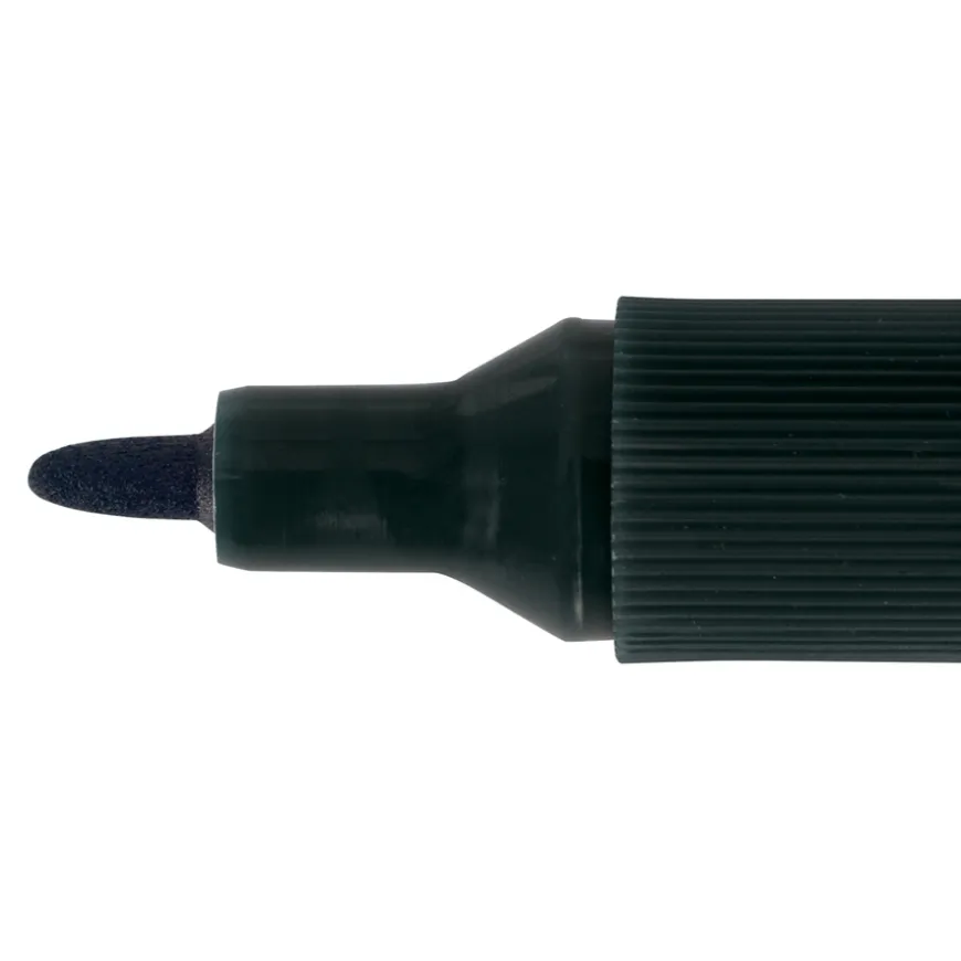 Budget Essentials Drywipe Pens Fine Tip Blk 100pk
