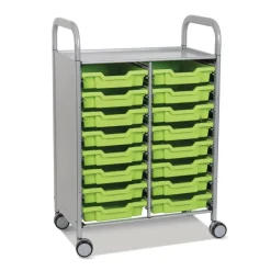 Callero Tray Trolley 16 Shallow Trays