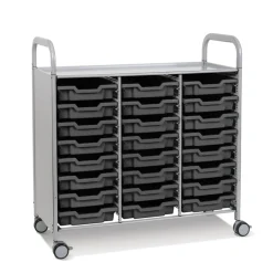Callero Tray Trolley 24 Shallow Trays