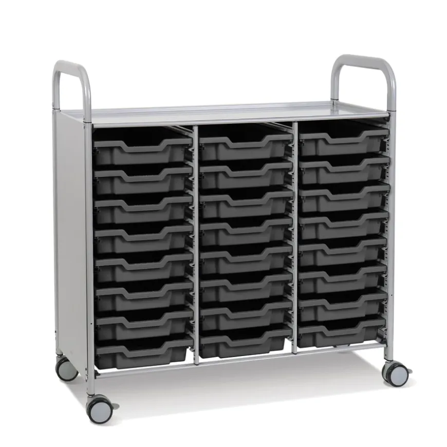 Callero Tray Trolley 24 Shallow Trays