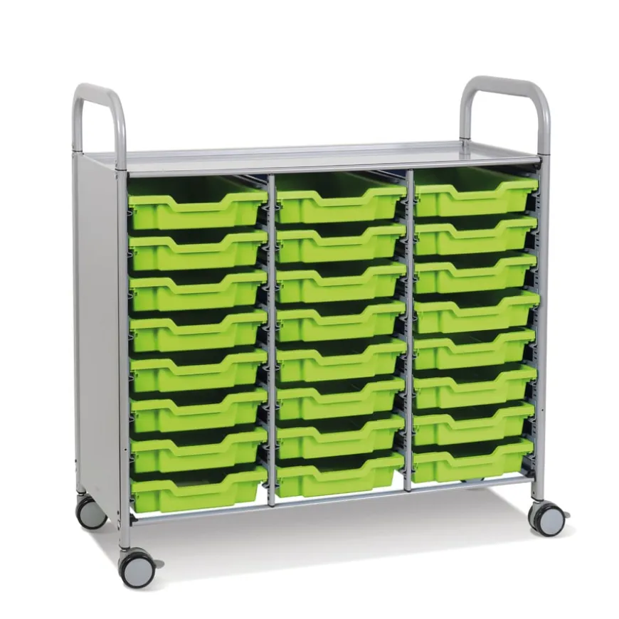 Callero Tray Trolley 24 Shallow Trays