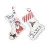 Canvas Stocking Decorations 12pk