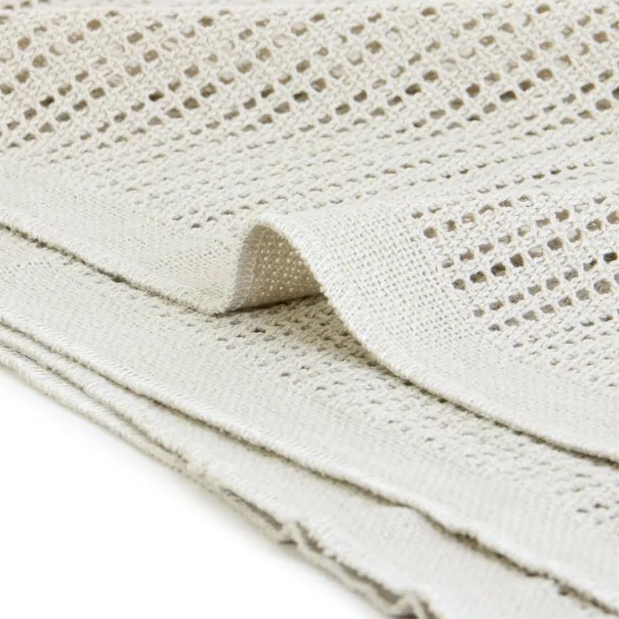 Cellular Cotton Soft Cot Blankets 150x100cm