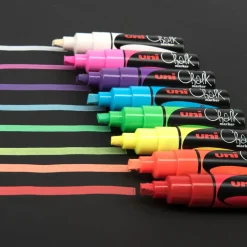 Chalk Marker Pens Assorted 8pk