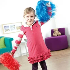 Cheerleader Dance Pom Poms 4pk