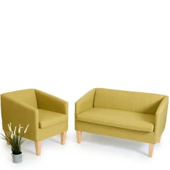 Child Fluted Sofa and Chair Set