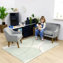 Children's Velvet Sofa