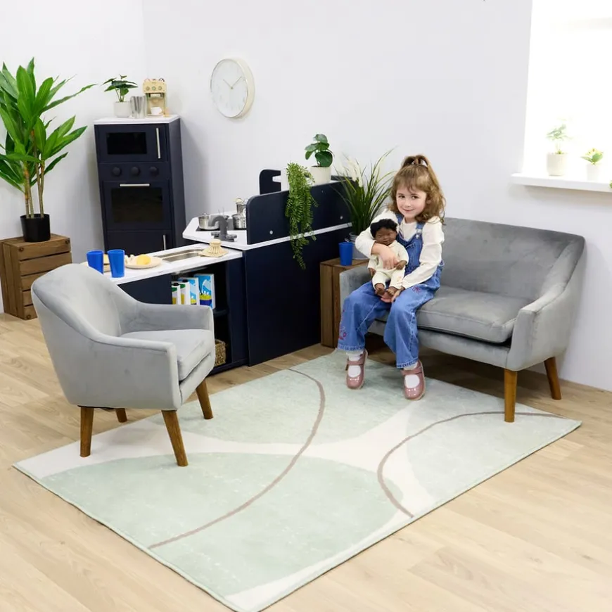 Children's Velvet Sofa