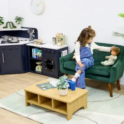 Children's Velvet Sofa