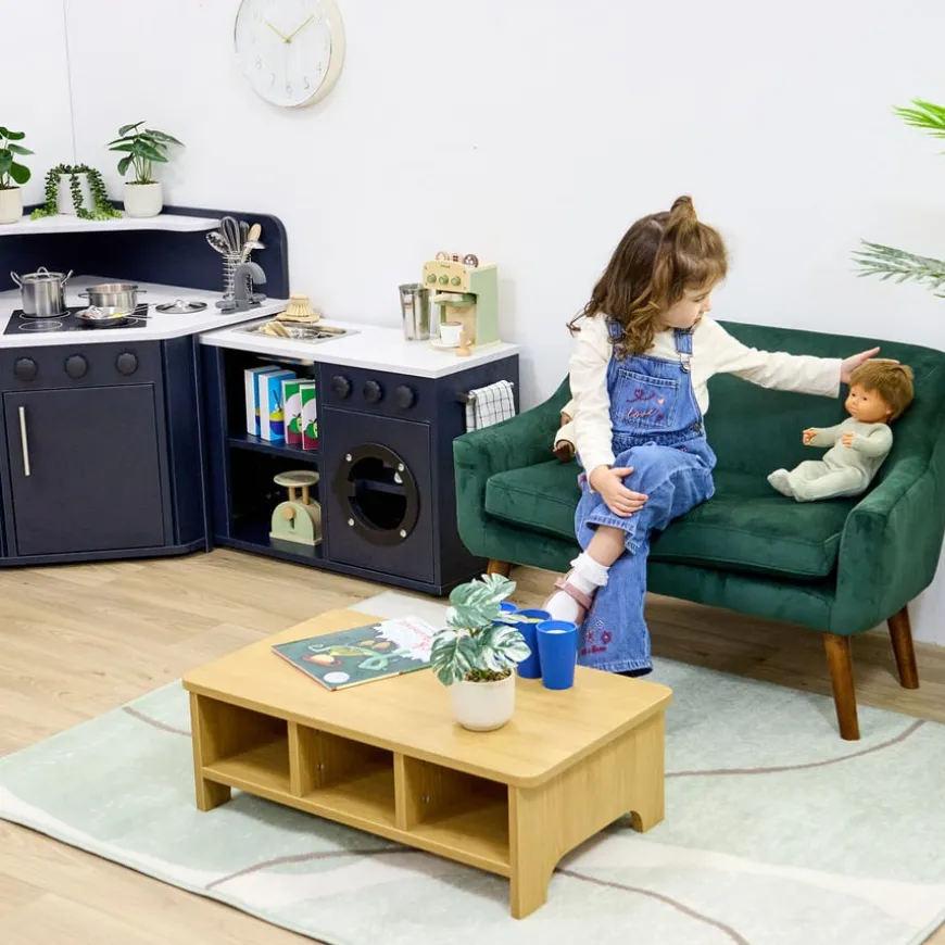 Children's Velvet Sofa