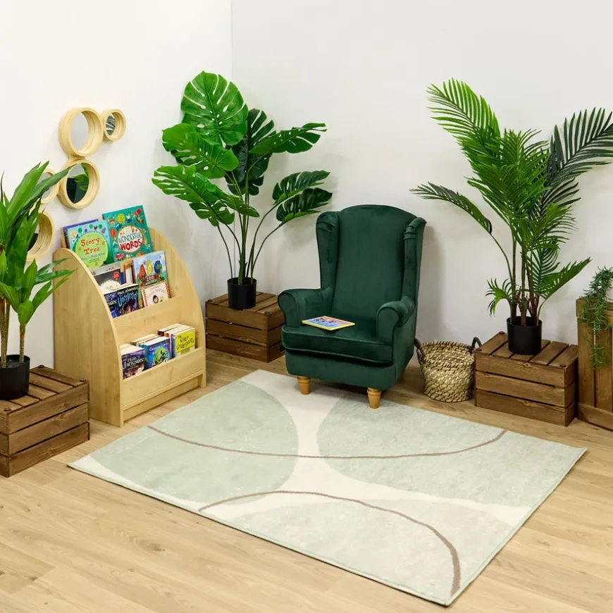 Children's Velvet Wingback Chair