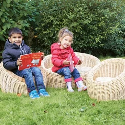 Children's Wicker Sofa and Chairs Set