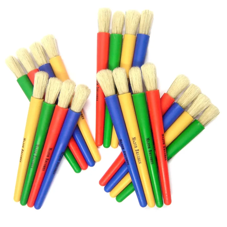 Chubby Paint Brushes 20pk