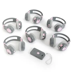 ClassCast Audio Broadcasting Headphones 6pk